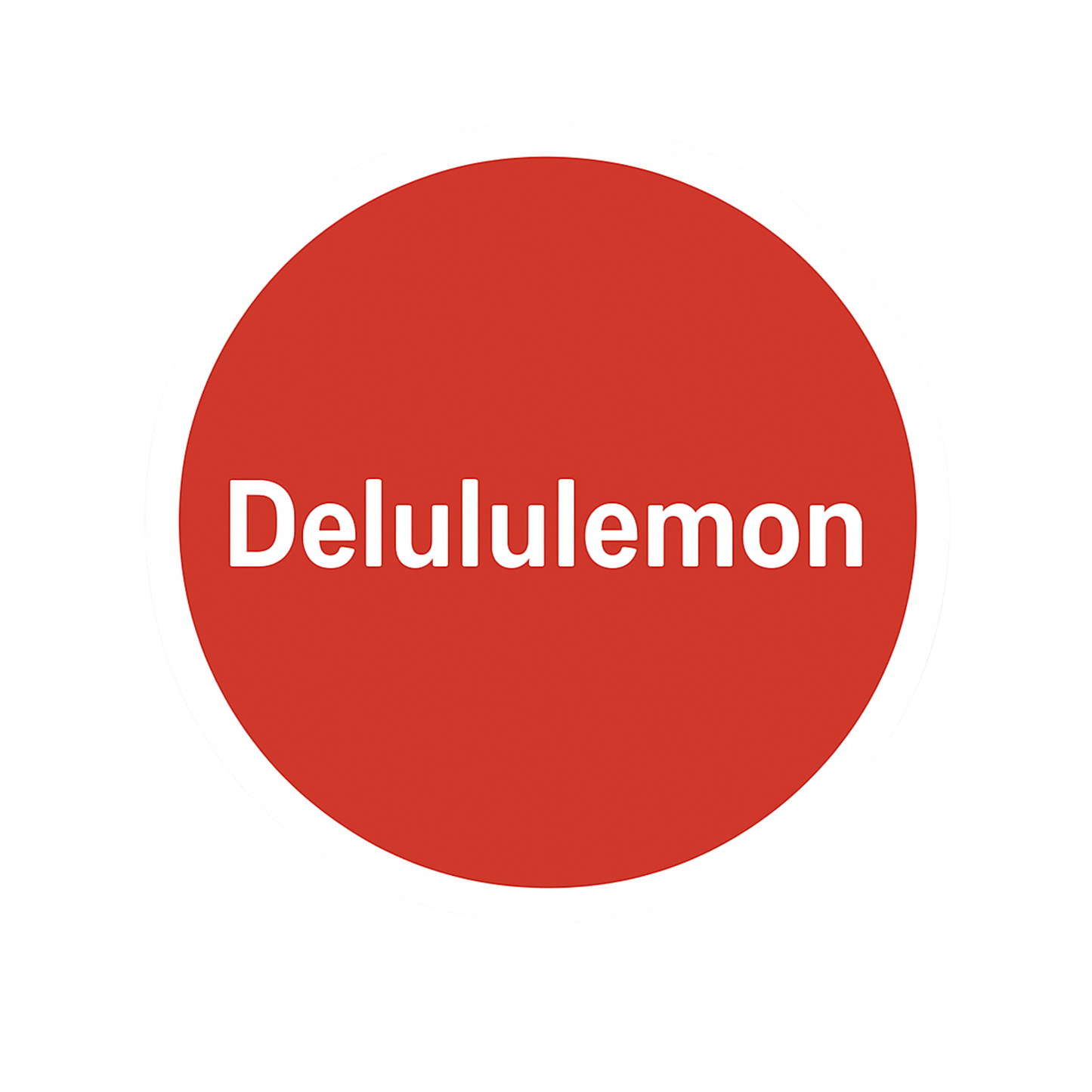 Delululemon Sticker