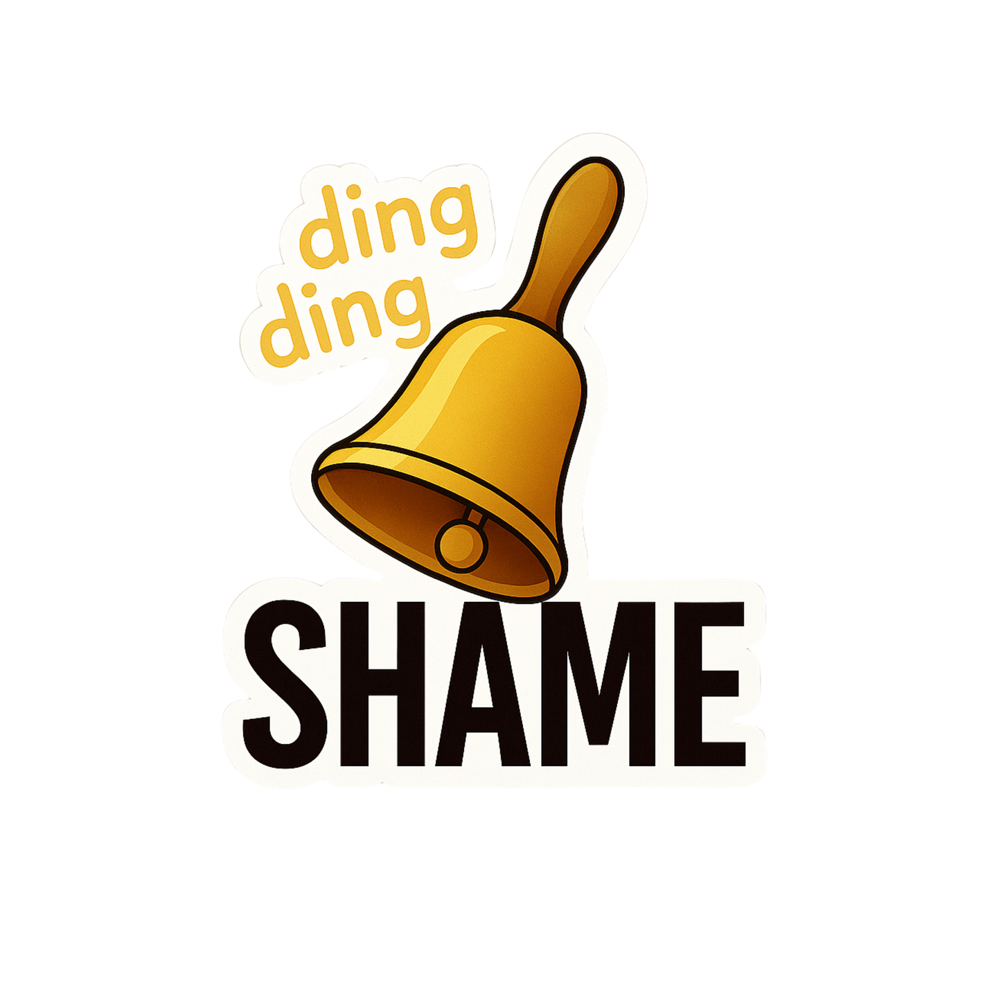 Shame Bell Sticker
