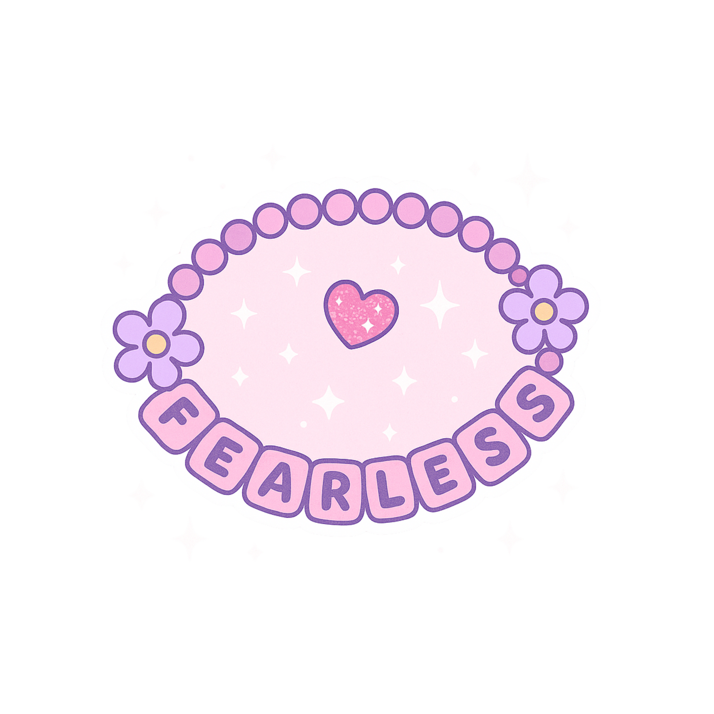 Fearless Friendship Bracelet Sticker