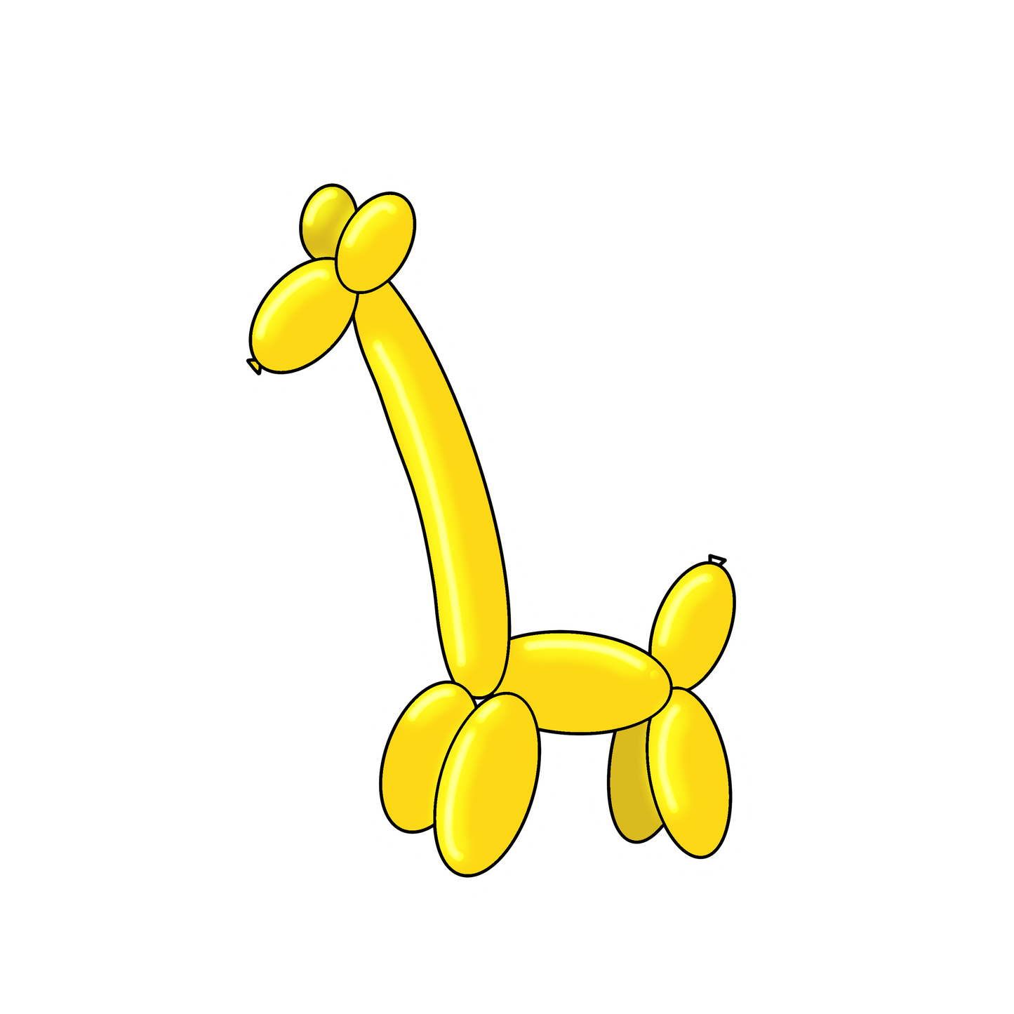Balloon Animal Sticker Set (5)