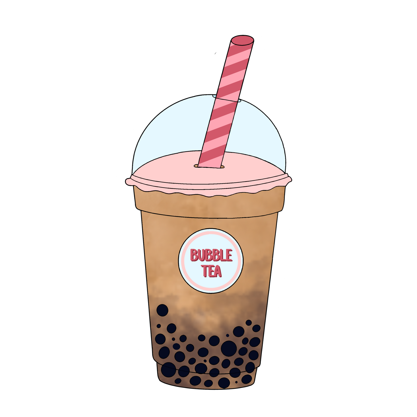 Bubble Tea Taro Sticker