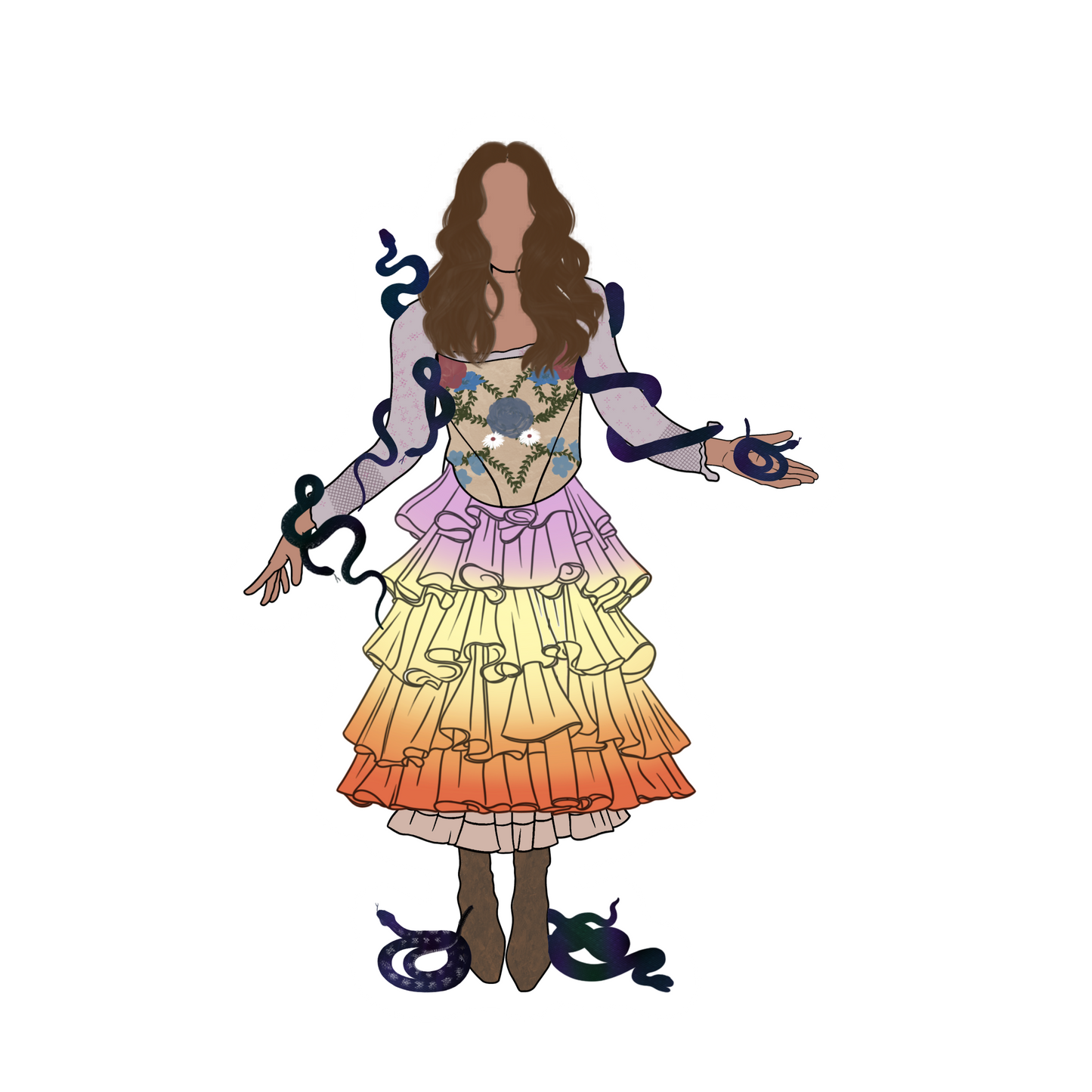 Lucy Gray Inspired Sticker