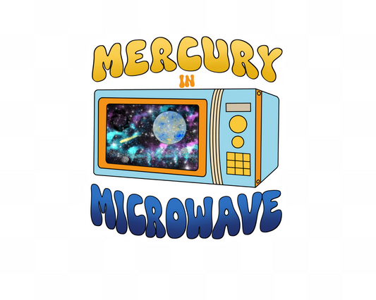 Mercury in Microwave Sticker