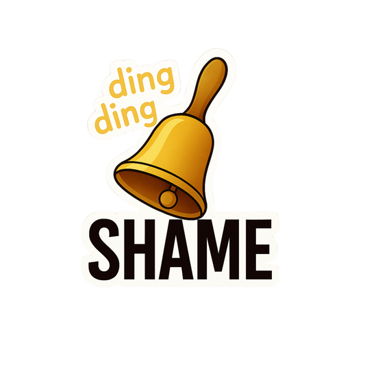 Shame Bell Sticker