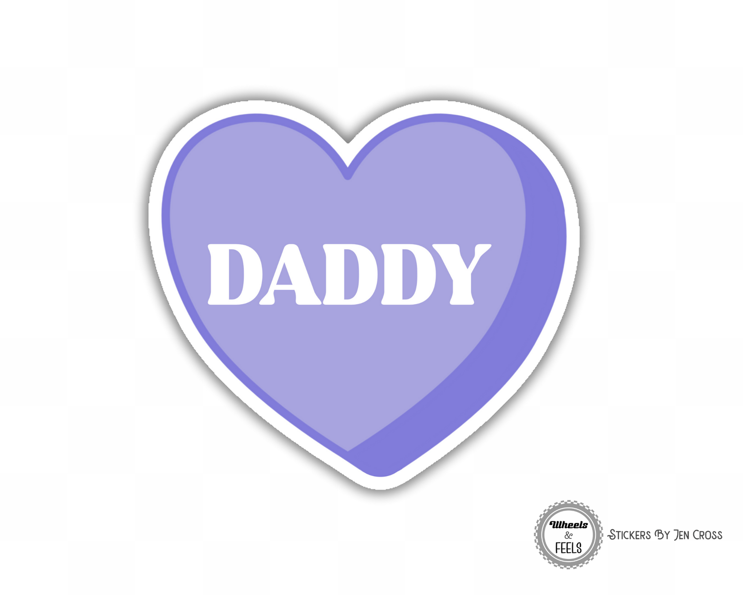 Candy Heart Adult Sassy Saying Stickers