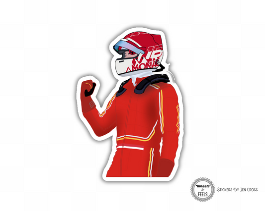 Charles Monaco Fist Pump Celebration Sticker