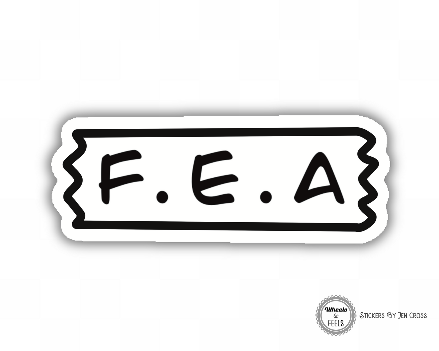 F.E.A Tape Danny Ric Sticker