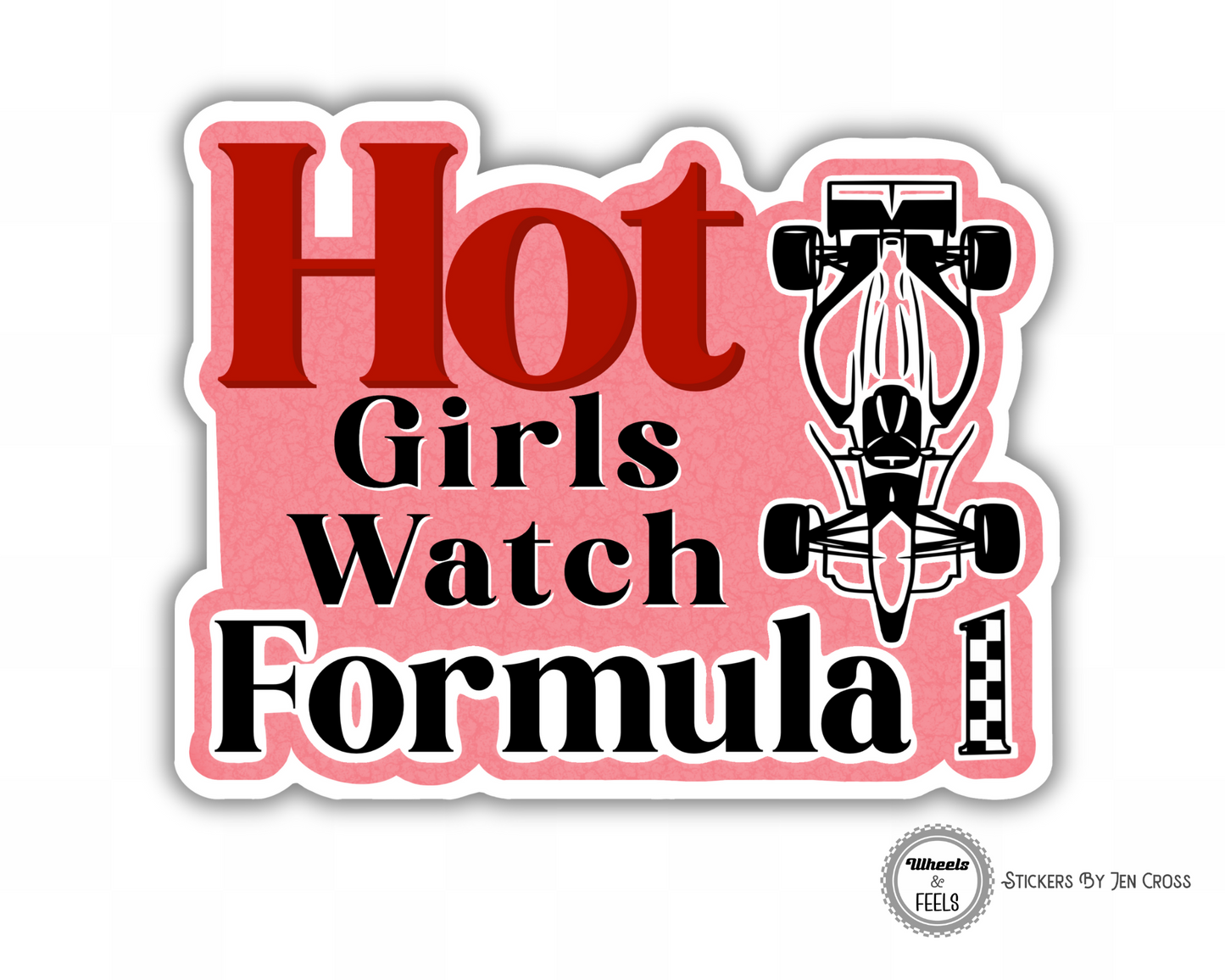 Hot Girls Watch Sticker