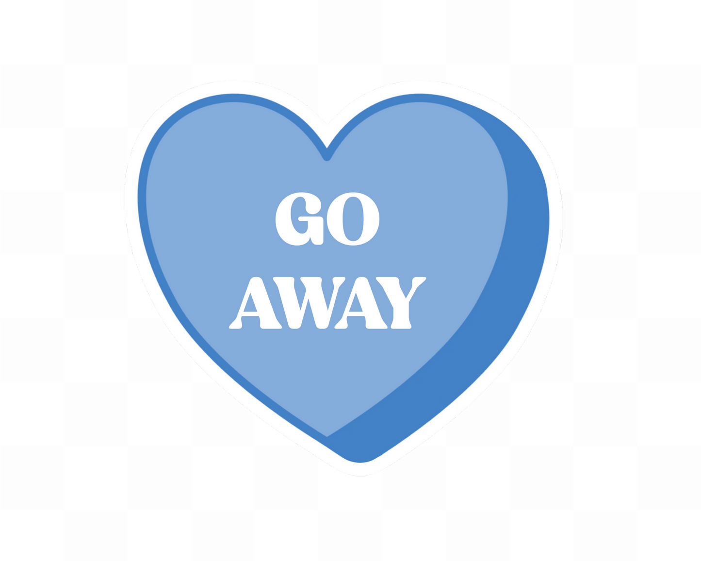 Candy Heart Adult Sassy Saying Stickers