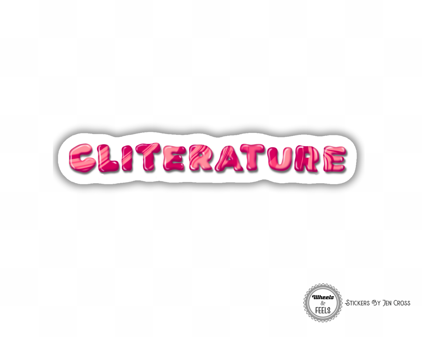 Cliterature Sticker