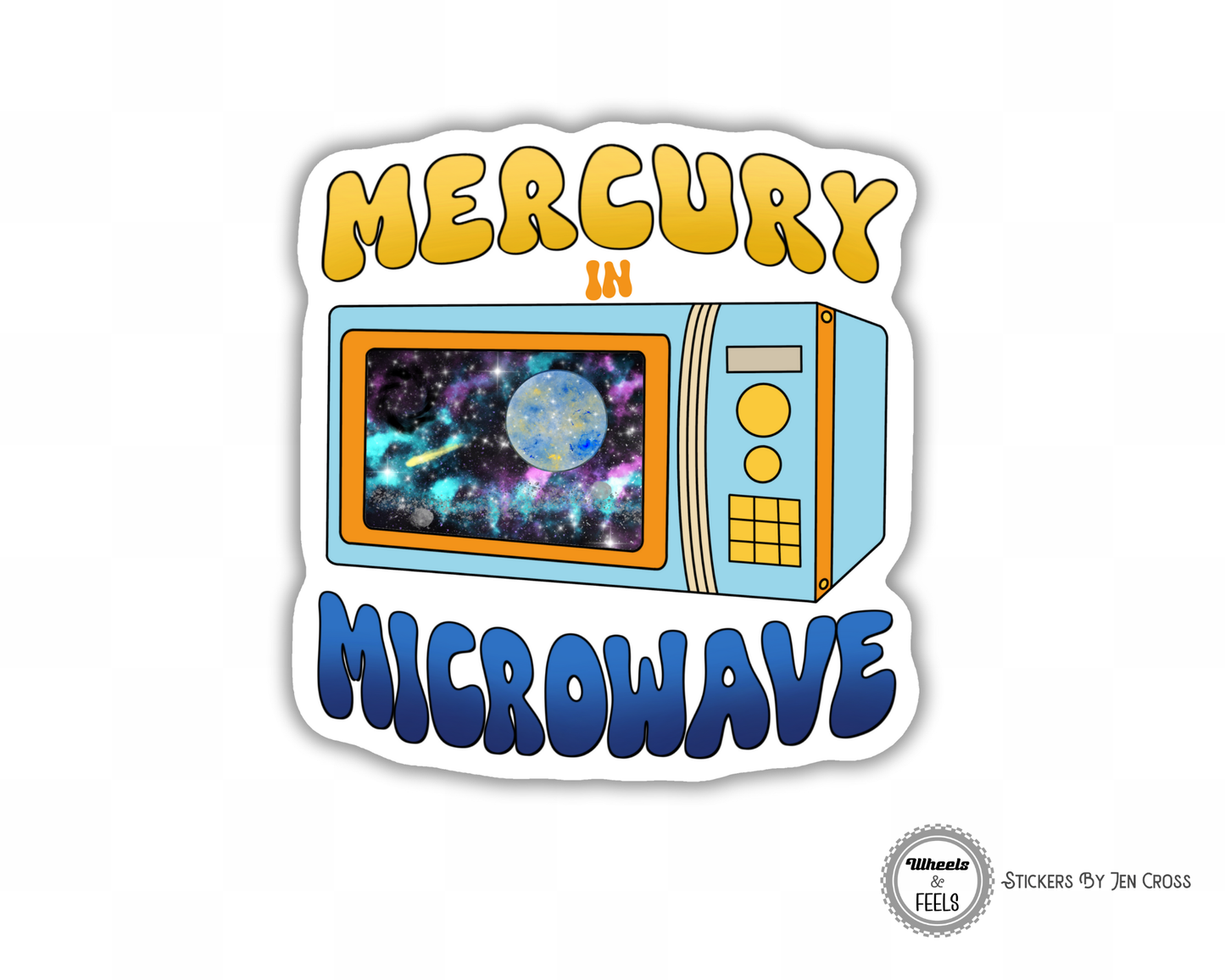 Mercury in Microwave Sticker