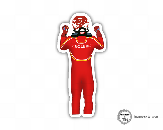 Monaco Charles Double Fist Pump Sticker