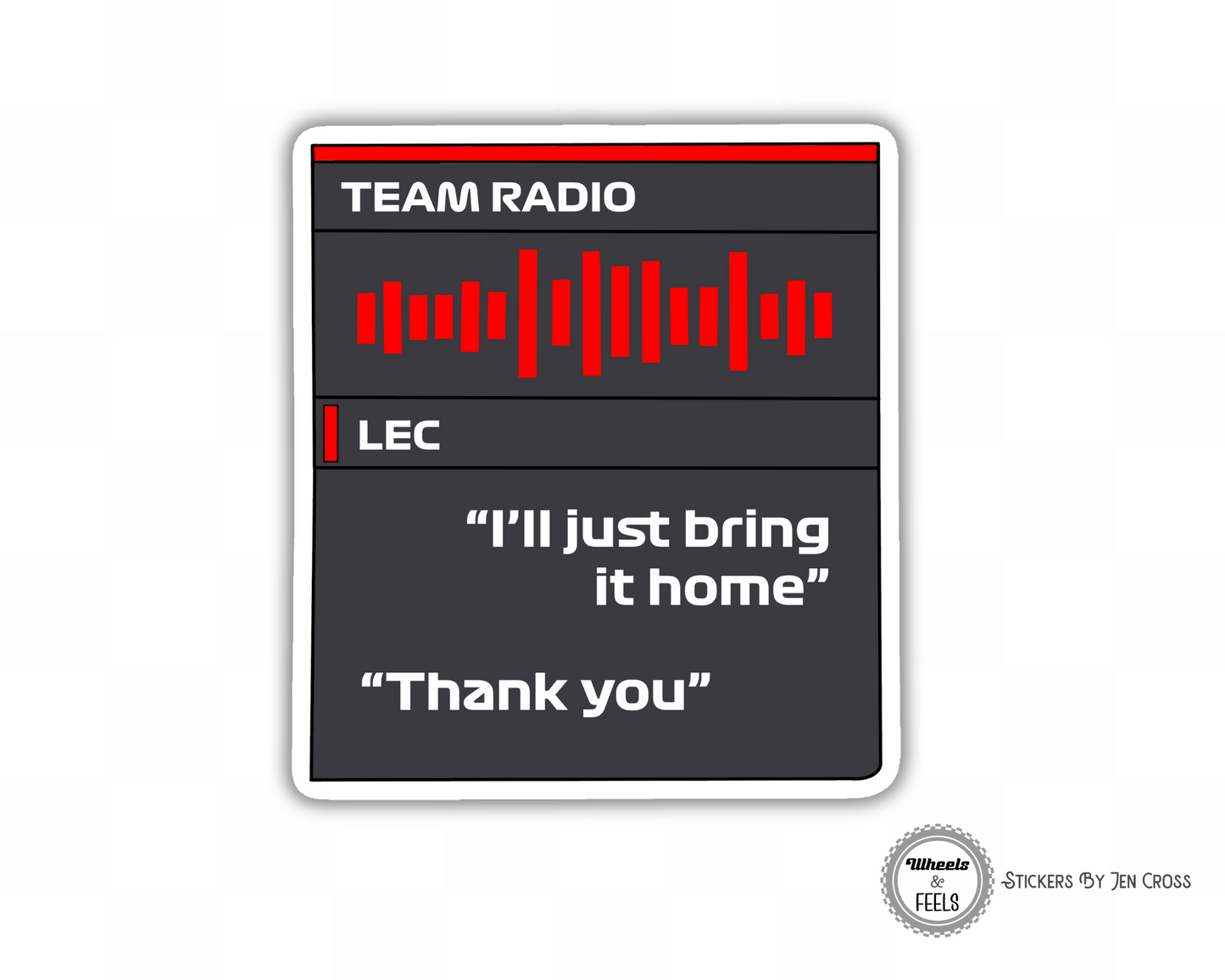 LEC Radio Bring It Home Monaco Sticker