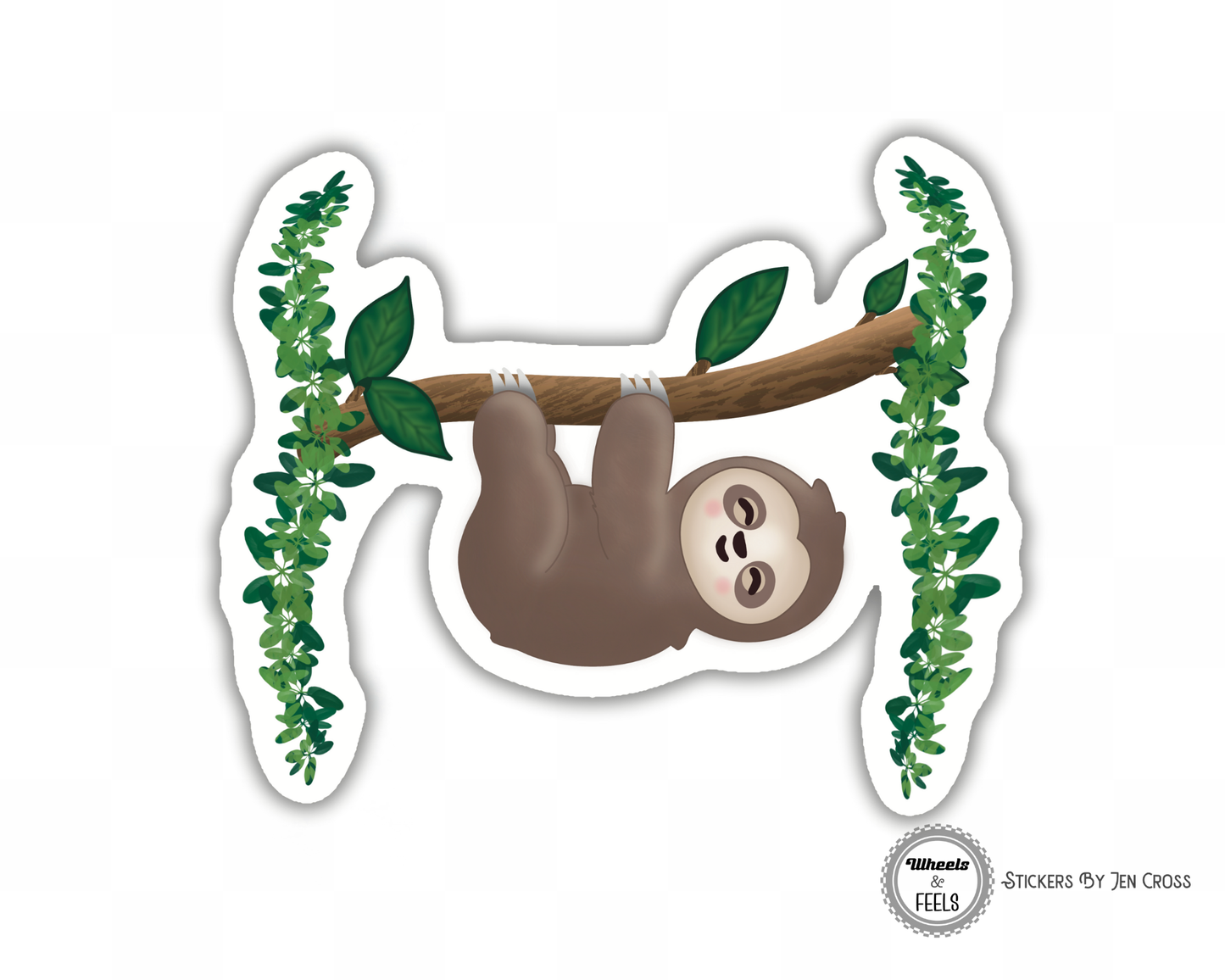 Sloth Vine Sticker