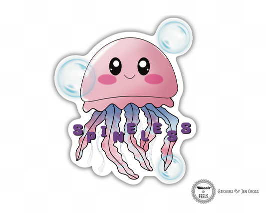 Spineless Jellyfish Sticker