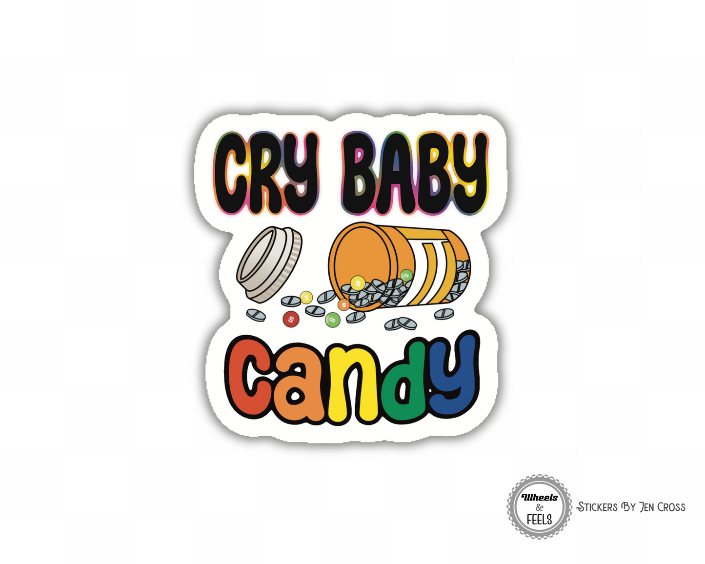 Cry Baby Candy SSRI Sticker