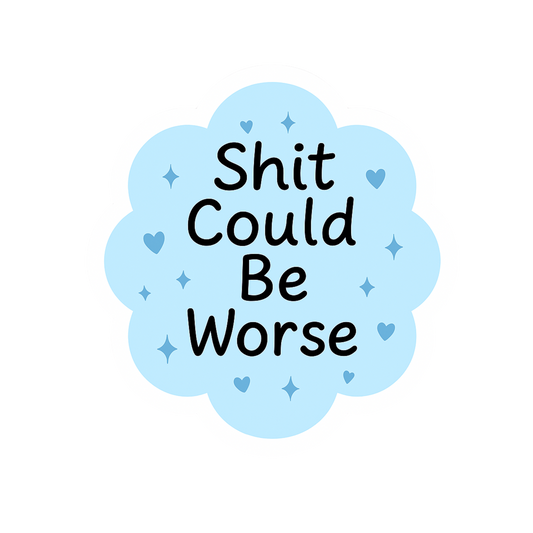 Shit Could Be Worse Sticker