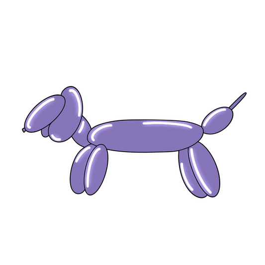 Balloon Animal Sticker Set (5)