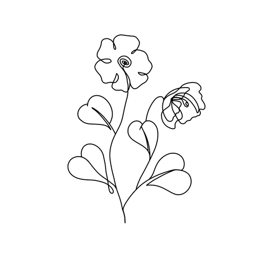 Single Line Poppy