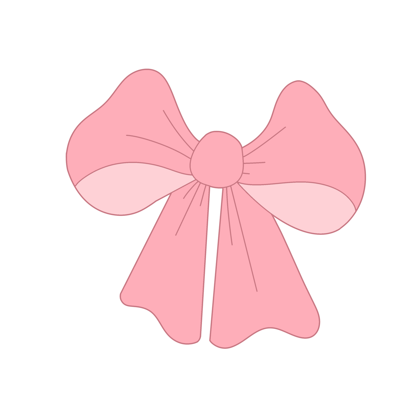 Pink Bow Sticker