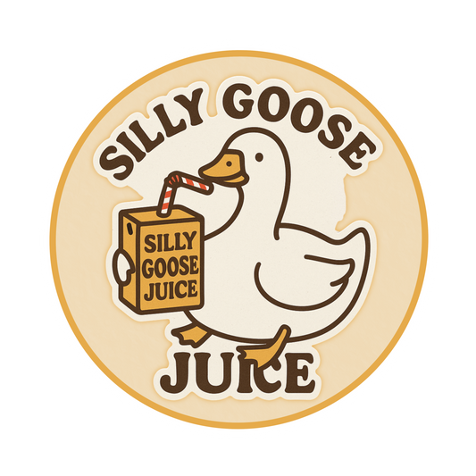 Silly Goose Juice Sticker