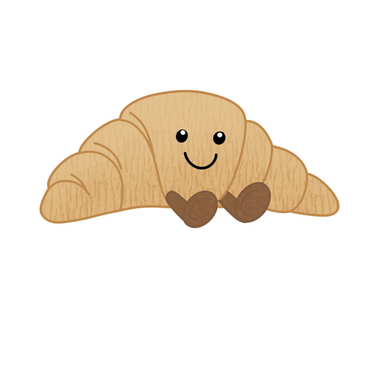 Jellycat Inspired Croissant Sticker