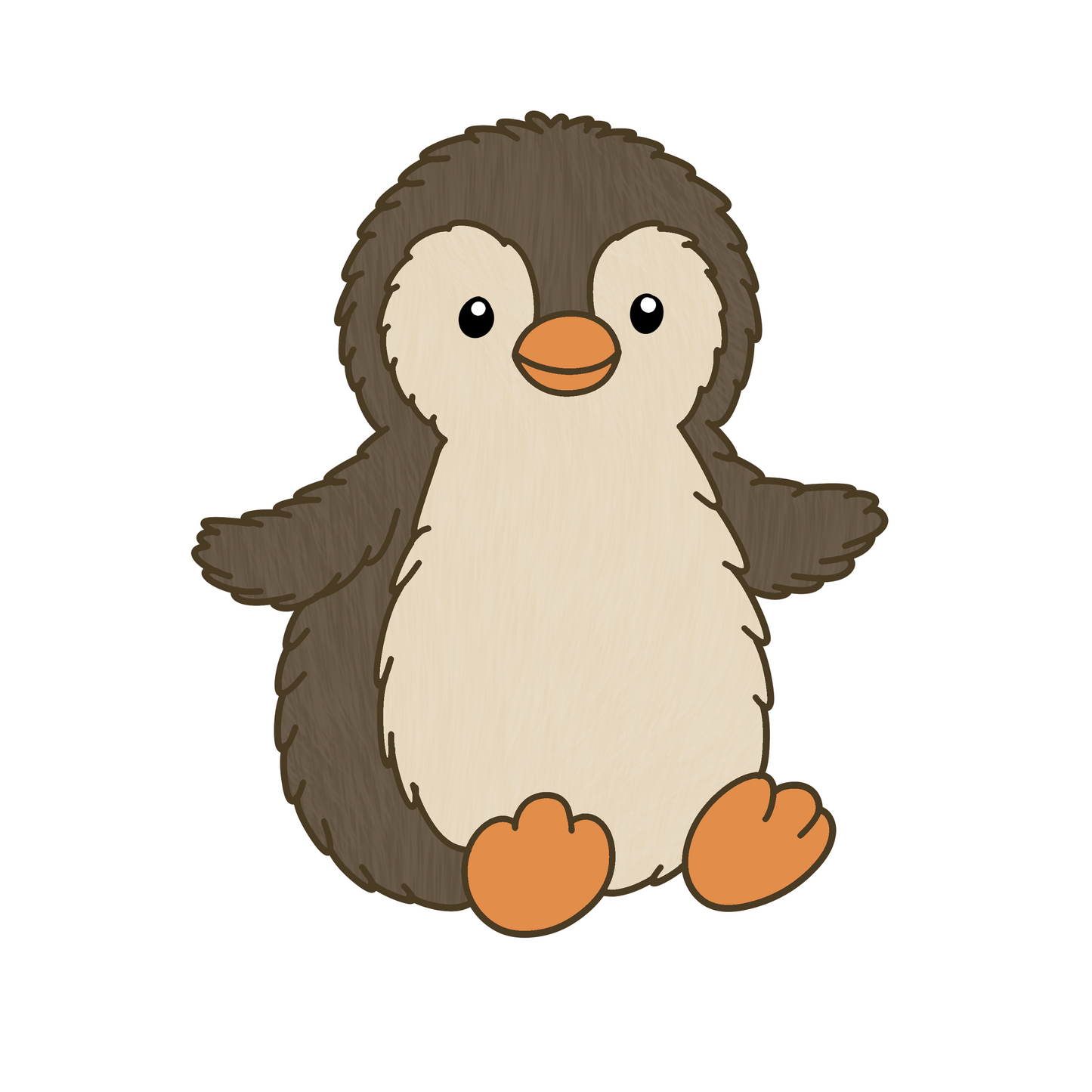 Jellycat Inspired Penguin Sticker