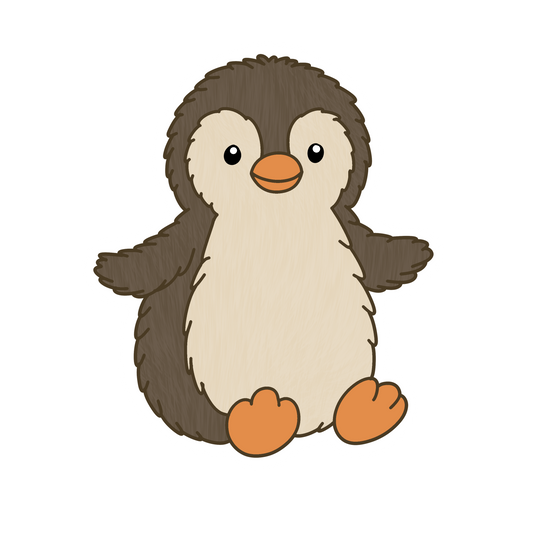 Jellycat Inspired Penguin Sticker
