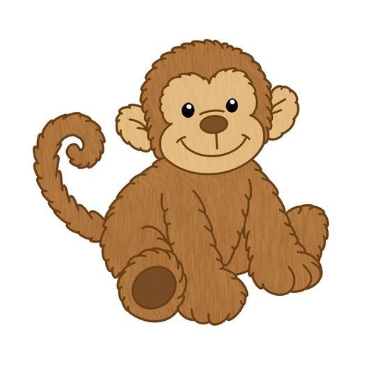 Jellycat Inspired Monkey Sticker