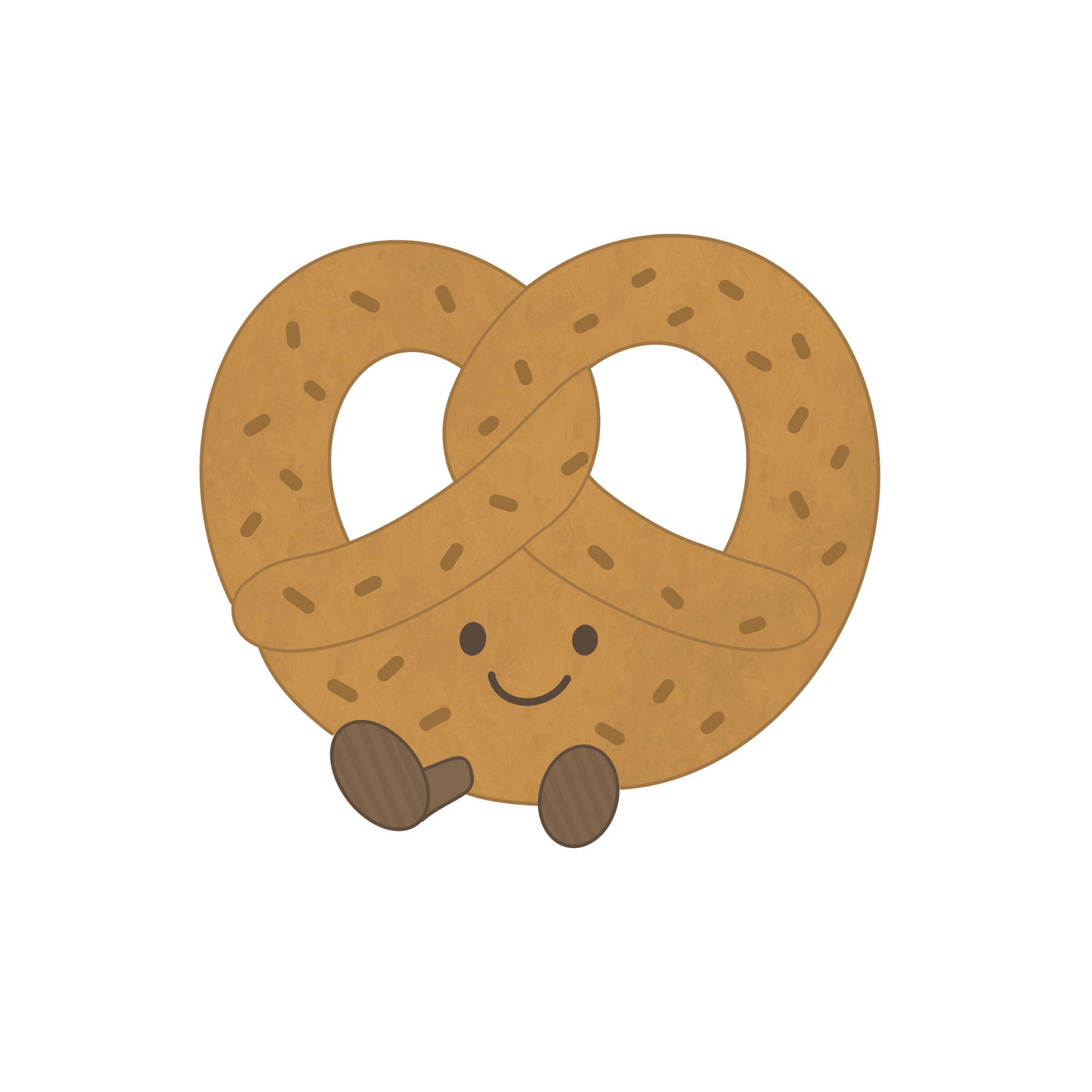 Jellycat Inspired Pretzel Sticker