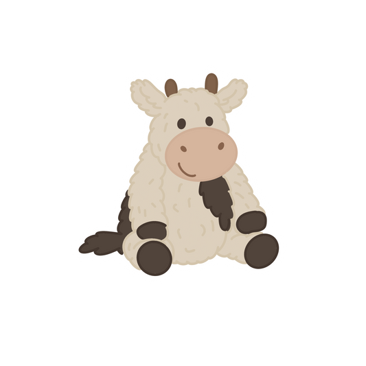 Jellycat Inspired Cow Sticker