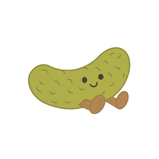 Jellycat Inspired Pickle Sticker
