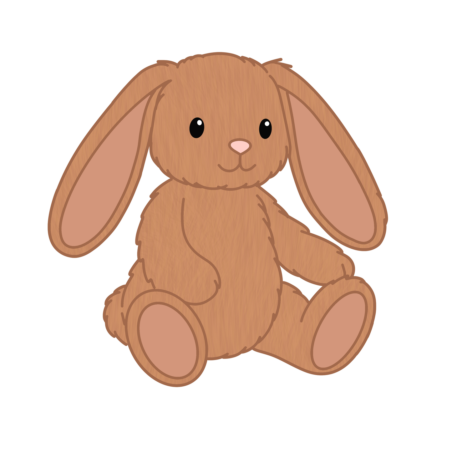 Jellycat Inspired Brown Bunny