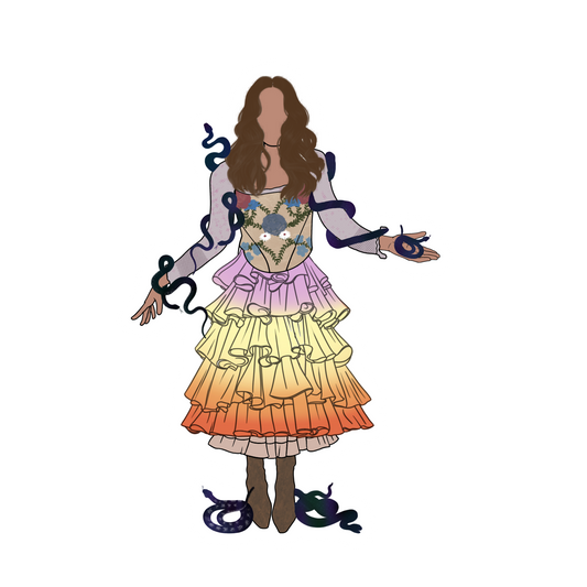 Lucy Gray Inspired Sticker