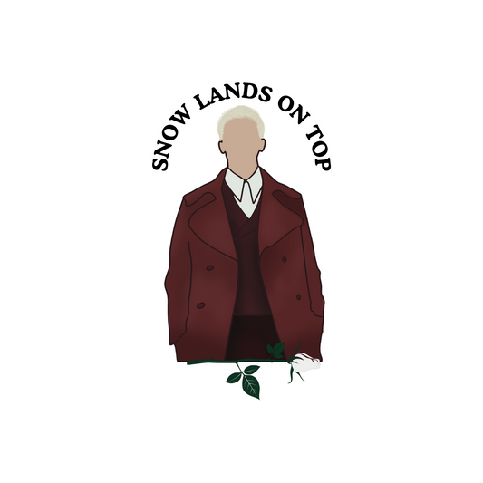 Snow Lands On Top Sticker