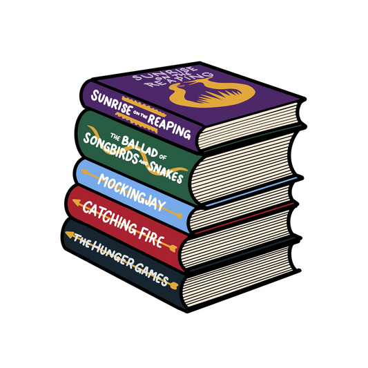 THG Book Stack Sticker